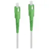Câble fibre optique Accsup pour Box Internet 10 m Blanc et vert