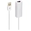Adaptateur Accsup USB-A vers câble Ethernet RJ45 0,2 m Blanc