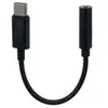 Adaptateur Accsup USB-C Mâle vers Jack 3.5 mm Femelle Noir