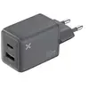 Chargeur secteur Wefix Pro GaN 45 W USB-C et USB-A Gris