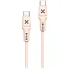 Câble Wefix USB-C vers USB-C 60 W 1 m Rose