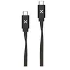Câble plat USB Type C vers USB Type C Wefix 1 m Noir