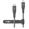 Câble renforcé Wefix Pro USB-C vers Lightning 2 m Gris