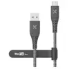 Câble renforcé Wefix Pro USB Type A vers USB Type C 2 m Gris