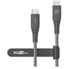 Câble renforcé Wefix Pro USB-C vers USB-C 240 W 2 m Gris