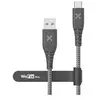 Câble renforcé Wefix Pro USB-A vers USB-C 240 W 1m Gris