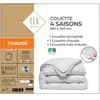 Couette 4 Saisons Microfibre 260x240cm TEX HOME