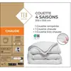 Couette 4 Saisons Microfibre 200x200cm TEX HOME