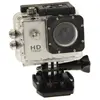 Yonis Caméra Sport Etanche 30M Caméra Action Grand Angle Photos Vidéos HD 1080P Argent + SD 4Go