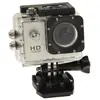 YONIS Caméra Sport Etanche 30M Caméra Action Grand Angle Photos Vidéos HD 1080P Argent + SD 8Go