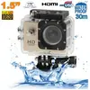 Yonis Camera Embarquée Sport LCD Caisson Etanche Waterproof 12 Mp Full HD 1080P Or + SD 8Go
