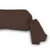 Soleil d'ocre, Taie de traversin en Coton 57 Fils 45x205 cm UNI Brun