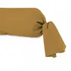 Soleil d'ocre, Taie de traversin, Coton 57 Fils, Moutarde, 45x135 cm