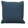 Soleil d'ocre, Coussin en Coton 40x40 cm Panama Bleu Canard