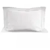 Taie d'oreiller en coton 57 fils 50x70 cm UNI blanc, par Soleil d'ocre