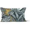 Soleil d'ocre Housse de Coussin Velours 32x50 cm Tropic
