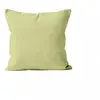 Soleil d'ocre, Alix Housse de Coussin Polyester Vert Citron 40x40 cm