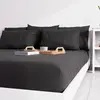 Atmosphère Drap Housse uni 140x190 cm ZZZ Noir