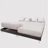 Drap housse TPR en coton 57 fils 2X70X190 cm UNI lin par Soleil dOcre