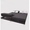 Drap housse tpr en coton 57 fils 2x70x190 cm uni noir, par Soleil d'Ocre