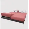 Soleil d'ocre, Drap Housse TPR en Coton 57 Fils 2x70x190 cm UNI Brique