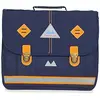 Cartable - POIDS PLUME - NEW LIGHT - Bleu - 38x30x15 cm - Bandes réfléchissantes