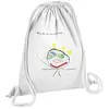 Fabulous Sac de Gym en Coton Blanc Dessin d'Enfant Mon Fils Est un Art...