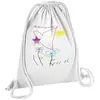 Fabulous Sac de Gym en Coton Blanc Dessin d'enfant Ma Fille Est une Ar...