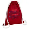 Fabulous Sac de Gym en Coton Rouge Pourquoi avoir des Enfants ? Chats ...