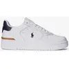 Chaussures Ralph Lauren Masters Court blanc bleu marine - 44