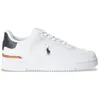 Chaussures Ralph Lauren Masters Court blanc bleu marine - 45
