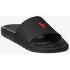 Ralph Lauren Polo Player Mens Black/Red Slides-UK 8 / EU 42