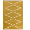 Novatrend Tapis épais style berbère jaune 120x170 cm
