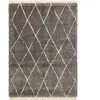 Novatrend Tapis épais style berbère gris 120x170 cm
