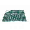 LINANDELLE TEXTILE & LINGE DE MAISON Lot de 2 bavoirs coton carreaux vichy Normand vert 50x50