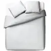 Carrefour Parure De Lit 240x220 Cm Blanc 100% Coton Housse De Couette + 2 Taies D'oreiller 65x65 Cm Tetouan Tex Home - La Parure De Lit