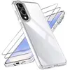 Coque Galaxy S25 Edge et 2 écrans de protection - TPU - Transparent