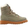 Roxy - Bottes après-ski fourrées - Bradie Olive pour Femme en Cuir - Taille 8 US - Vert