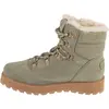 Roxy - Bottes après-ski fourrées - Bradie Olive pour Femme en Cuir - Taille 9 US - Vert