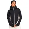Veste à capuche Roxy Snowdrift noir mat blanc femme - XL