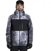 Veste à capuche Quiksilver Sycamore imprimée noir gris - XL