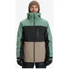 Veste à capuche Quiksilver Sycamore Block 20K vert noir marron - XL