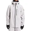 Veste à capuche Quiksilver Muldrow 20K blanc - XL