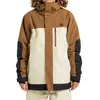 Veste à capuche DC Shoes Defiant 10K marron blanc - S