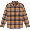 Quiksilver Pull Motherfly Plaid LS Shirt Homme Marron XS