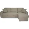 Canapé d'angle convertible réversible 4 places - tissu beige - 244 x 151 x 90 - hamilton HAMILTONANCVBG
