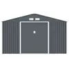 ARCHER Abri de jardin en métal 12,99 m² - 340 x 382 x 210 cm - Kit d'a...