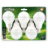 NITYAM Lot de 5 ampoules standard LED E27 6W équivalence 40W blanc chaud