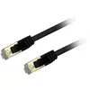 Textorm Câble RJ45 CAT 8.1 F/FTP (noir) - 1 m