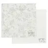 Set de 2 langes Toile de Jouy gris (70 x 70 cm)